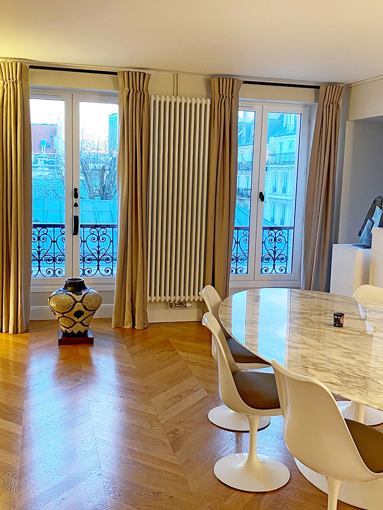 double-rideaux-sur-mesure-plis-plats-paris