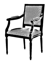 fauteuil bridge louis xvi jacob